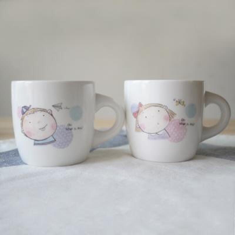 Oh My Family - Children s Amniotic Mug 2-Piece Set