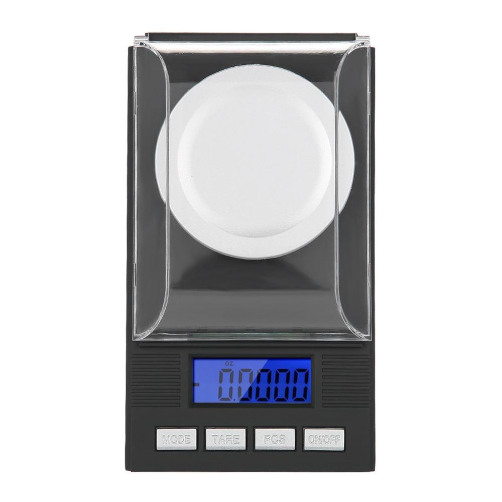 LED Digital Display Digital Milligram Scale Portable Design High Accuracy Scale  Jewelry Weighing