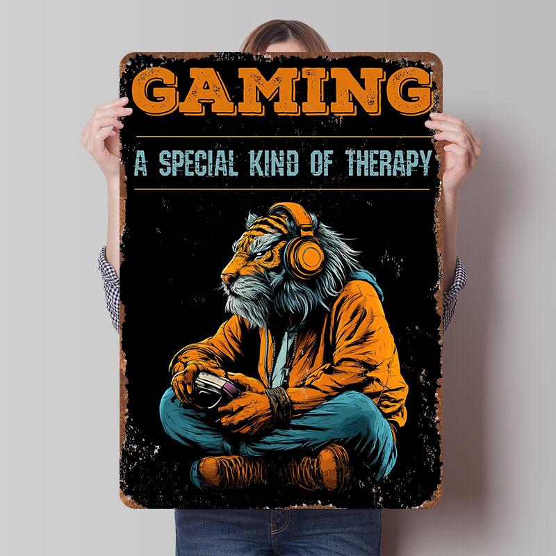 

A Special Kind Of Therapy Tin Plaque Poster Customized Wall Art Retro Vintage Metal Signs for Man Cave House Decor Coffee Bar 7.9x11.8In(20x30cm)