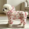 Mesh Hooded Sunscreen Clothing Breathable Pet Mesh Jumpsuit Cover Cute Dog Summer Clothes  Cat