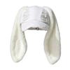Gorra de Béisbol Punk con Orejas de Conejo de Peluche, Gorra con Visera Lavada y Desgastada para Invierno Suave, Larga Danza de Orejas de Conejo Fiesta Espectáculo Festivales Niñas