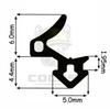 Seal for PVC windows S-1188 GEALAN BLACK 1m