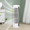 Tower Fan 90 Degree Oscillating Fan with 2 Speeds Light Standing Bladeless Fan 34dB Quiet USB 2.0 for Indoors Bedroom