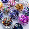 Halloween Glitter Chunky Mix Polyester Bulk Glitter for Nails Crafts Christmas Decorations
