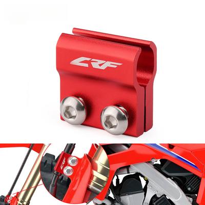 Do HONDA CRF 125 150 250 450 R X L 300 Rally Zacisk Przewodu Hamulca Przedniego Części Uchwyt Linii Olejowej Prowadnica Kabla Akcesoria Motocyklowe