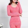 2ks Dámské Zimní Top Dlouhé Kalhoty Termo prádlo Shaper Sleepwear Set