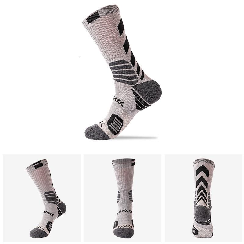 Basketball Socks, Training Socks for Men and Women, Towel Soles, Shock-absorbing and Anti-slip Sports Socks