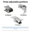 180-Degree Rotation Folding Hinge Heavy Duty Hinge Locking Mechanism