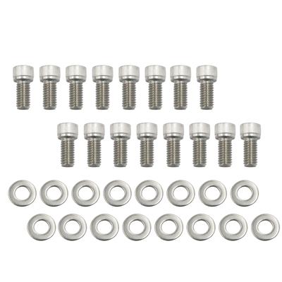 SBF HEADER BOLTS STAINLESS STEEL KIT SMALL BLOCK Replacement for FORD 260 289 302 351W 351C 5.0L