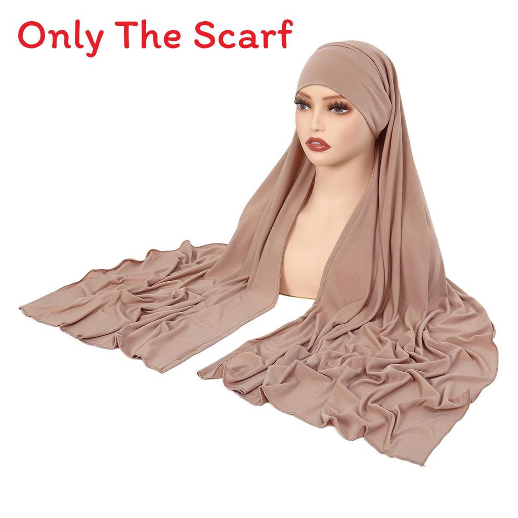 Monochrome Head Wrap Sweater Hat With Breathable Polyester For Women