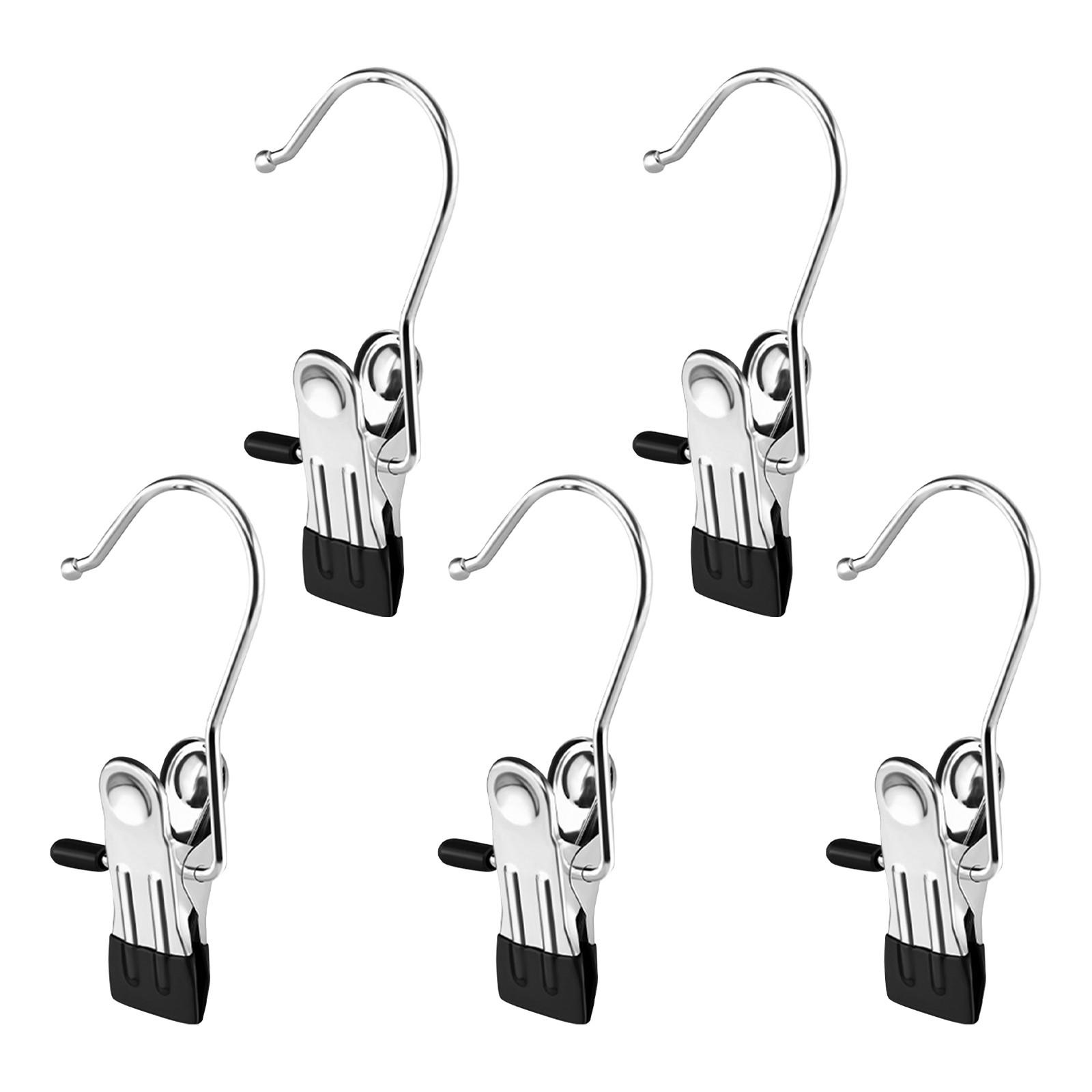 

Вешалка для ботинок для шкафа, крючки для белья с зажимамиПортативные многофункциональные вешалки с одним зажимом, экономия места для джинсов, шапок, высоких ботинок, полотенец One Size