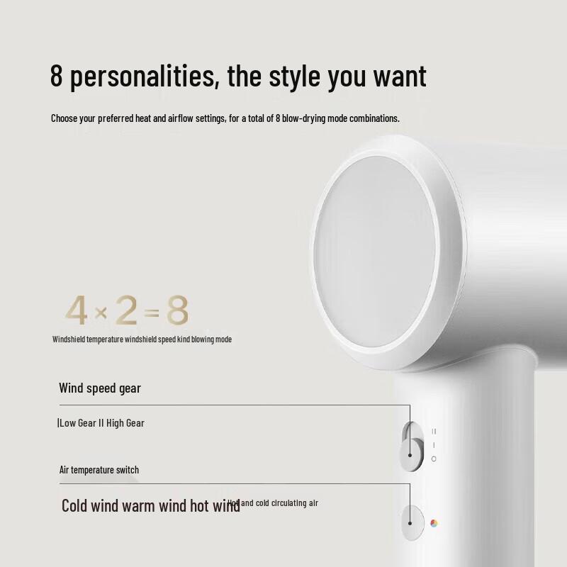 Xiaomi Mijia H501 SE High-Speed Hair Dryer CN plug (adapter included)