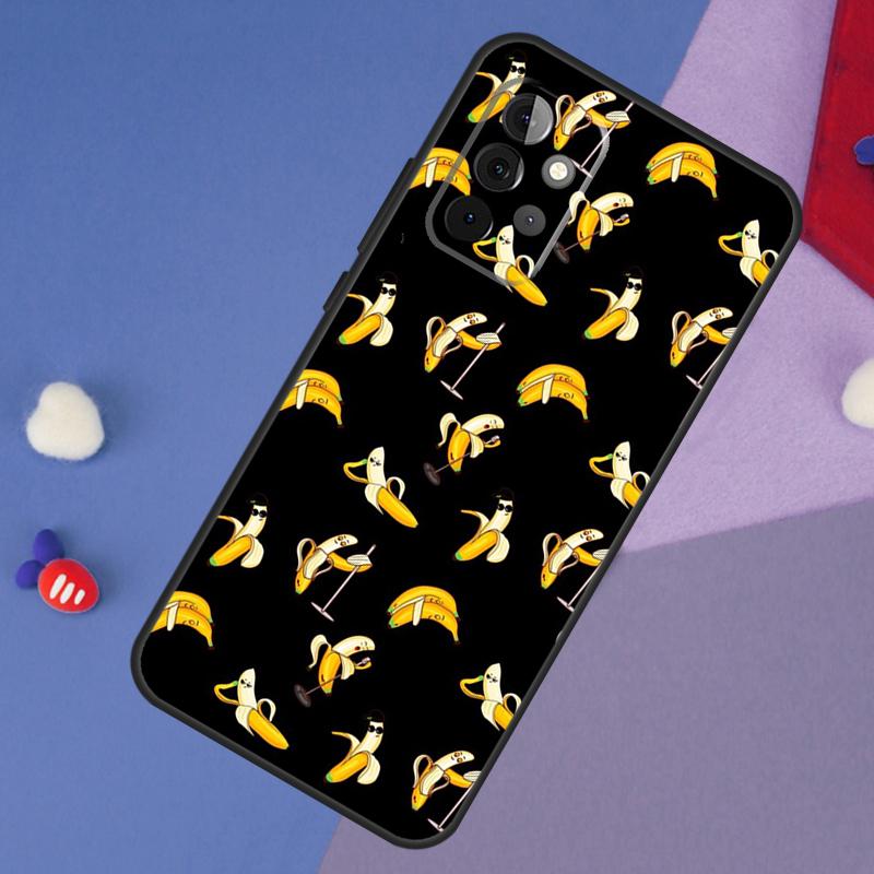Memes Cartoon Funny Banana Case For Samsung Galaxy A13 A16 A26 A36 A56 A06 A55 A35 A15 A54 A34 A14 A53 A12 A22 A32 A52