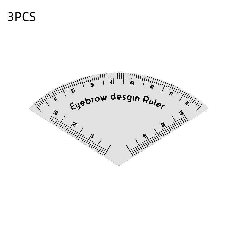 Permanent Makeup Shaping Guide Ruler, Quick Drawing Eyebrow Design Tool, Tattoo Supplies In Sets of 1/2/3pcs