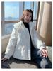 Women's Short White Duck Down Jacket - Korean Style, Wash-Free, Warm & Thick for Winter