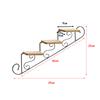 Staircase Decorative Shelf Plant Stand Retro Wall Mount Bracket Wall Decoration Storage Rack Wall Hanging Decor for Bedroom