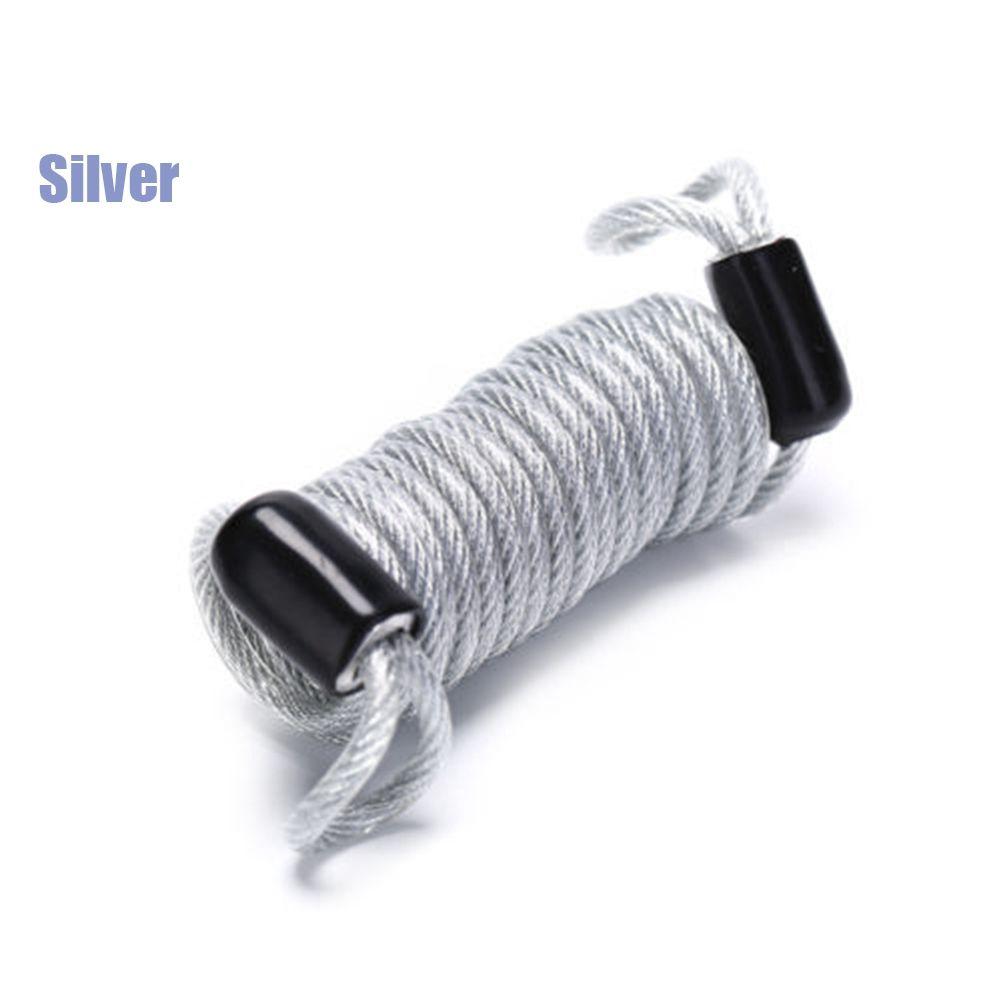 Elastic Safety Parts Accessories Motorcycle Theft Protection Spring Cable locks Alarm Disc lock Anti-theft rope Disc Brake Bag