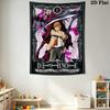 Death Note Movie Light'S Revenge Tapestry Wallmounted Fashion Print Soft Home Decor Homestay Soft Decoration Tapestry