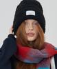 THE-ABON Bold Boucle Beanie Black