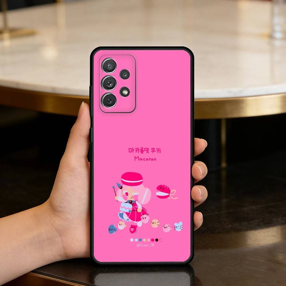 

Cookie Run K-KingdomS Phone Case For Samsung Galaxy A73,A72,A71,A70,A53,A52,A51,Soft Silicone Black Cover Samsung a73 5g