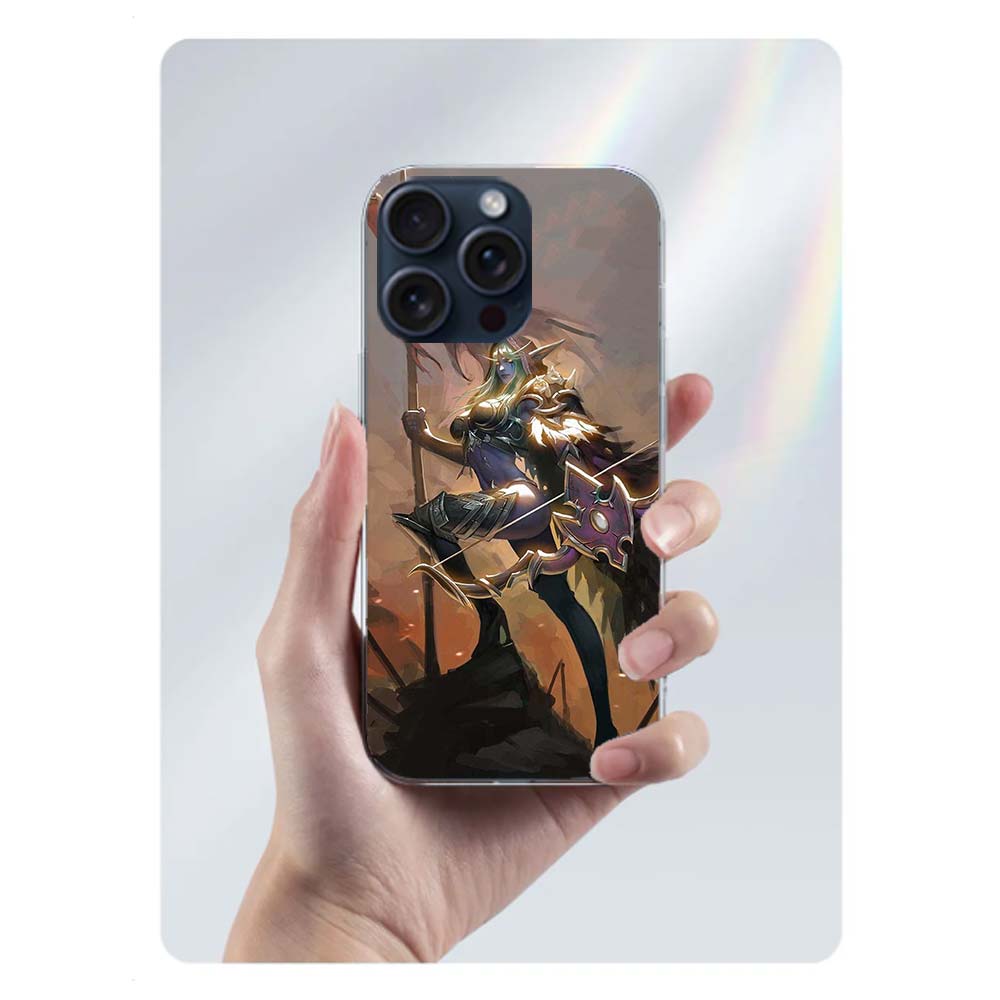 W-World Of W-Warcraft Elf Clear Phone Case For Iphone 17 Air 16 Pro Max 15 Pro 14 Plus 17E 16E 11 13 12 Mini Cover Cases Fundas