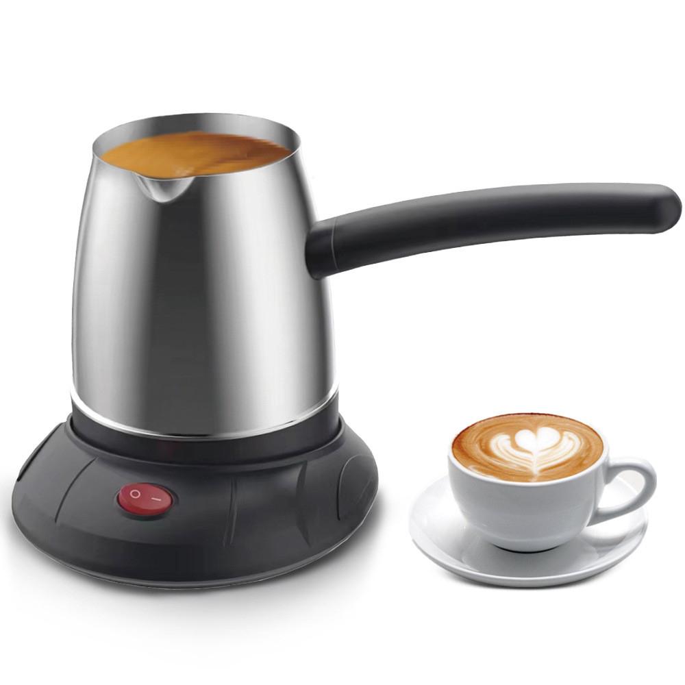 600W 500ML Portable Stainless Steel Electric Coffee Maker Household Hot Water Pot Turkey Electric Coffee Pot