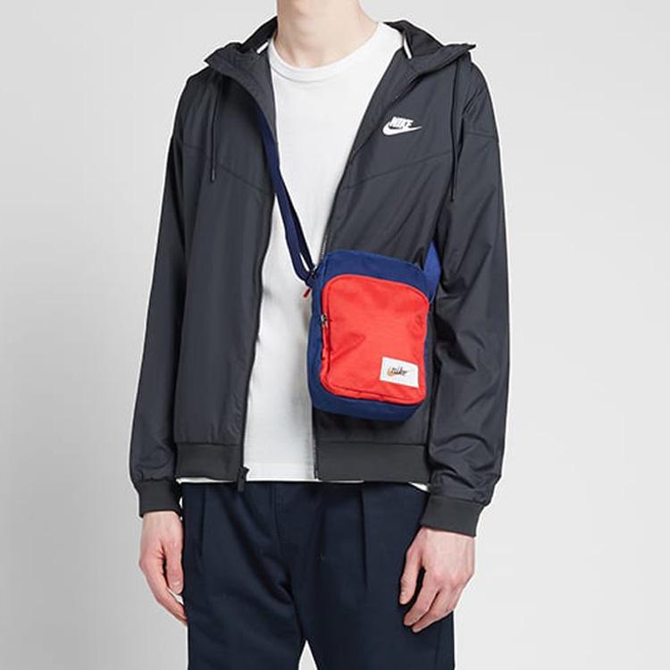 Nike Heritage Smit-Label Zipper Closure Polyester Shoulder Bag Unisex Shoulder Bag BA5809-492