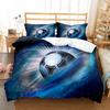 Passionate Soccer Ball Duvet Cover Set King Queen Double Full Twin Single Size Boys Bed Linen Set