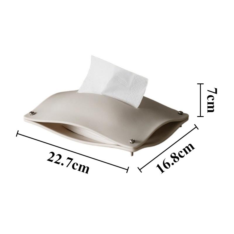 

Resin Tissue Box Modern Minimalist Napkin Boxes Nordic Luxury Household Napkin Holder Organizer Kitchen Storage Accessories песчаный