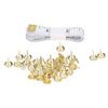 100Pcs Upholstery Tack Decorative Nail Pin Head Carbon Steel Set Kit for Furniture Gold
