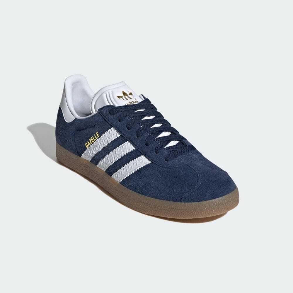 JH6197 adidas Originals Gazelle Night Indigo Footwear White Gum (Men s) 9