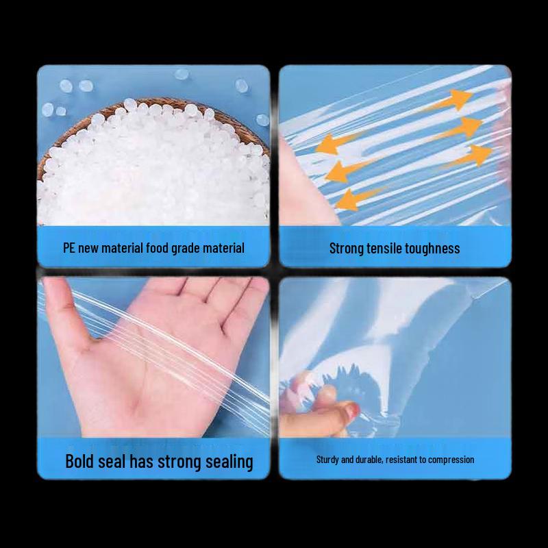 NHZHIW Утолщенные прозрачные самозакрывающиеся пакеты