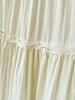 Women's High Waist A-Line Midi Skirt with Lace Trim - Spring/Summer 2026