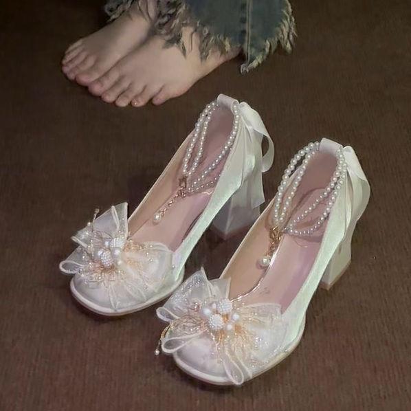 

Fashion Spring new fashionable comfortable versatile women shoes temperament square-toe women pumps Elegant minimalist women shoes 35