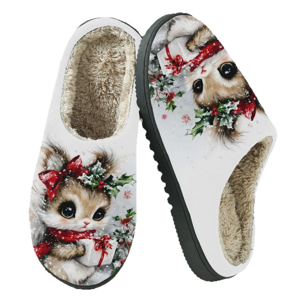 Casual Cotton Shoes - Cute Cartoon Home Slippers for Both Men and Women