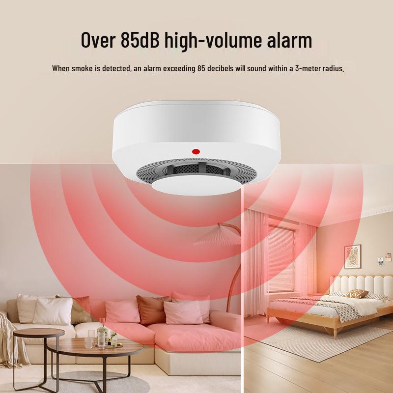 3C WiFi Smart Smoke Detector Alarm with Tuya App Control