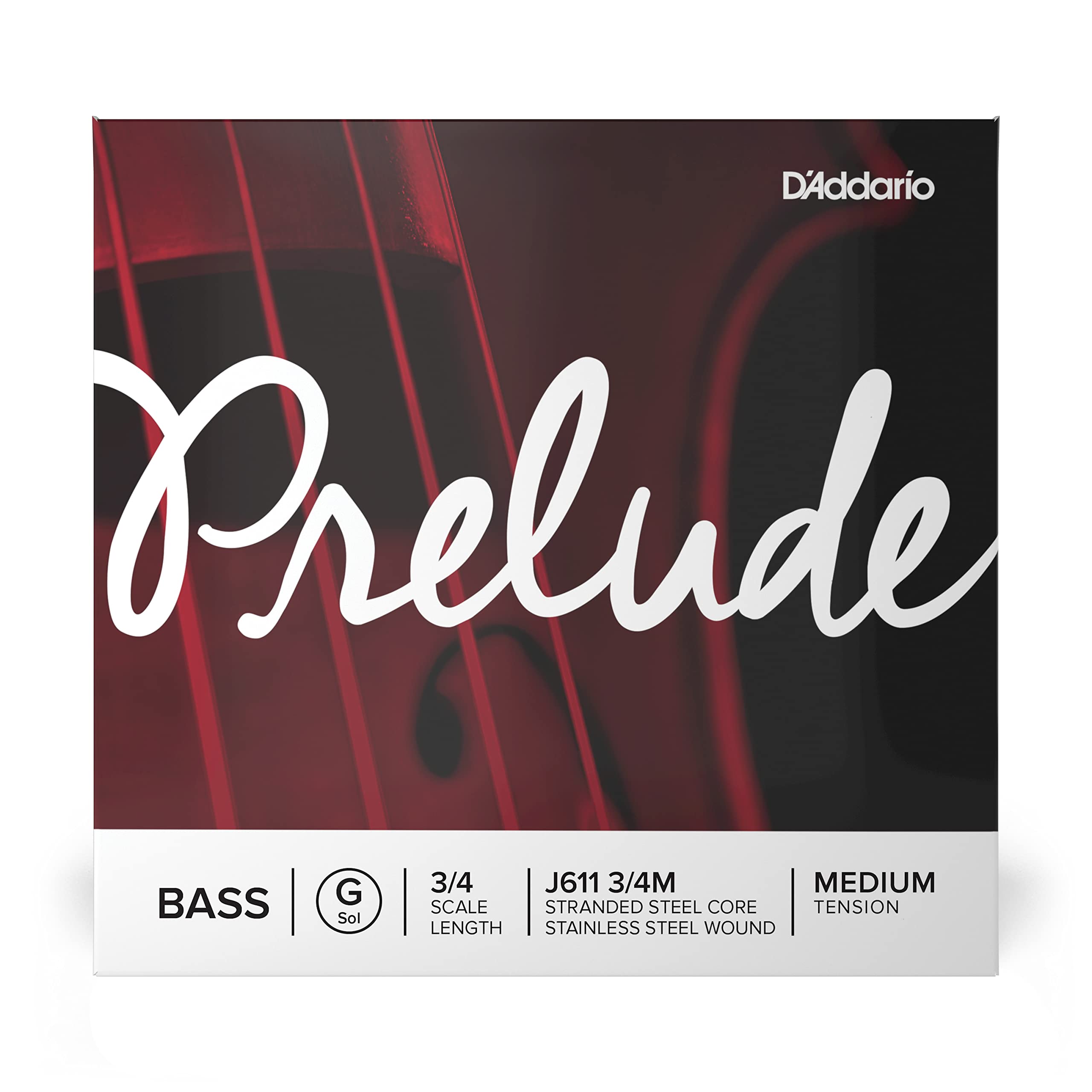 J611 Prelude Bass steel double D Addario 3/4M Strings/G-stainless (for bass)