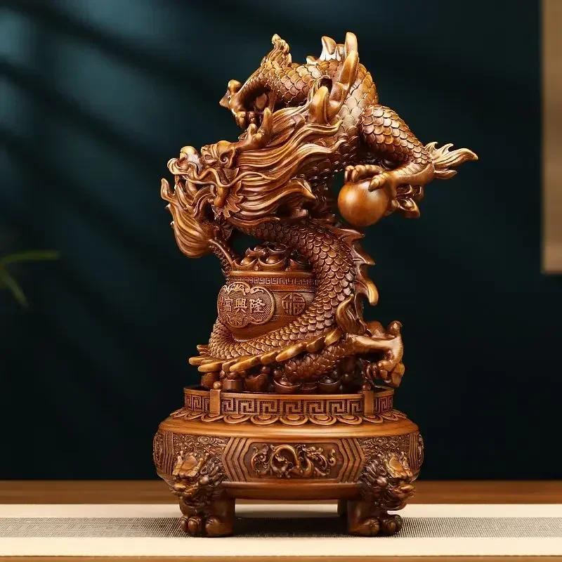 Zhaocailong Ornament Schatztopf Dreibein Feng Shui Ornament Drehbarer Schmuck Wohnzimmer Büro Schreibtisch Dekoration Geschenk Boutique