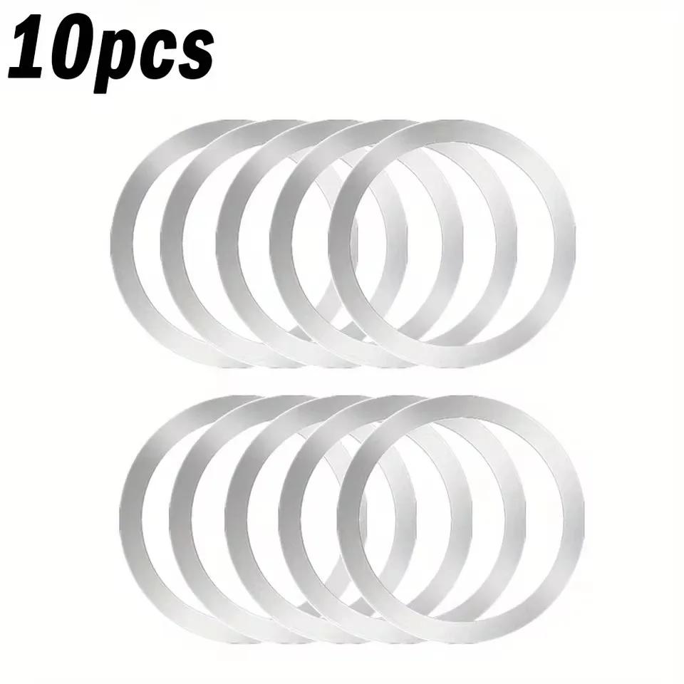 Universal Magnetic Metal Plate Ring For Samsung iPhone Magsafe Wireless Charger Car Phone Holder Sticker Round Magnet Patch