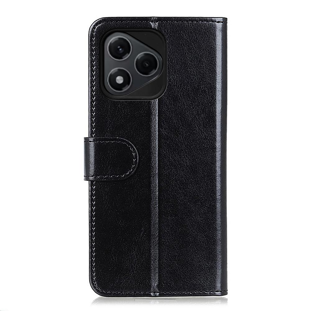 For Honor 400 Lite Case Crazy Horse Texture PU Leather Phone Stand Cover