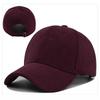 Solid Suede Retro Baseball Caps For Men Women Spring Autumn Street Snapback Hip Hop Hat Adjustable Faux Fur Sunscreen Visor Cap