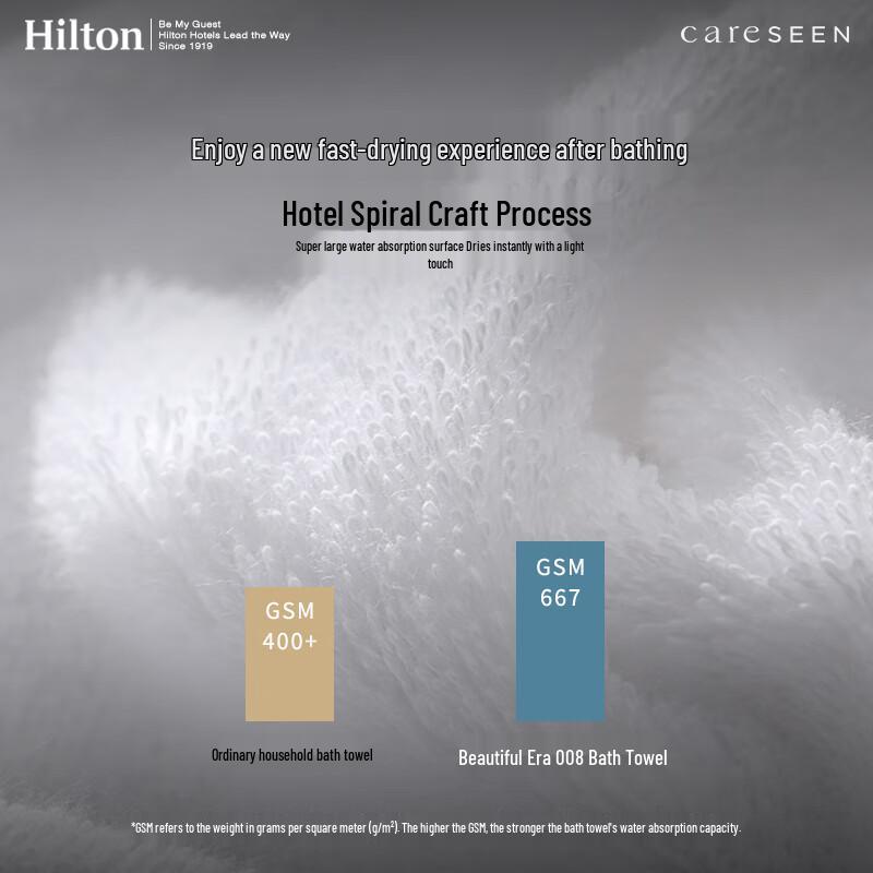 Kang'erxin Hilton Hotel Long-Staple Cotton Bath Towel
