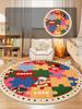 Modern Style Bedroom Decor Round Carpet Thick Plush Carpets for Living Room Fluffy Soft Children's Floor Mat Washable Lounge Rug