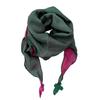 Stylish Cotton Linen Scarf Bandana for Women Double Layer Design Cold Weather Protections Stylish Headscarf Accessory
