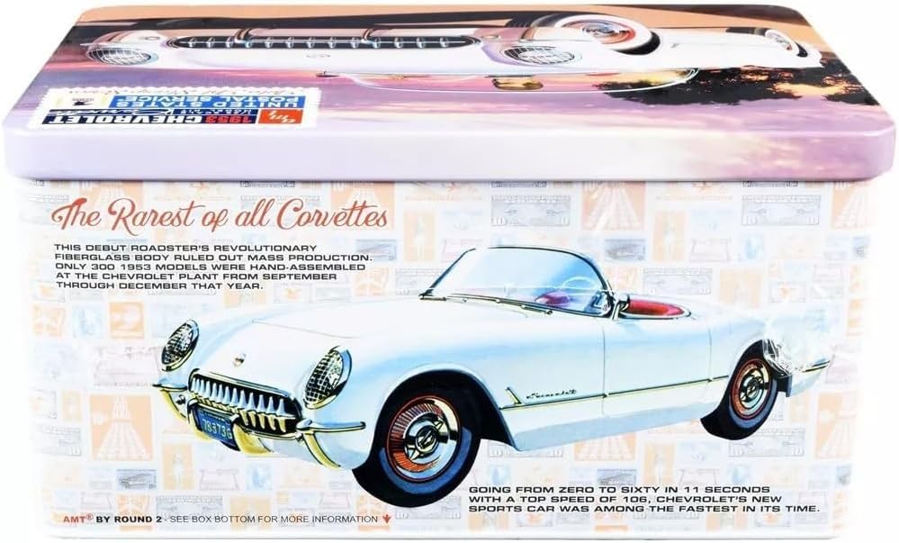 Platz AMT Scale 1953 Chevrolet Corvette USPS Stamp Series Plastic Model Kit AMT1244 1/25