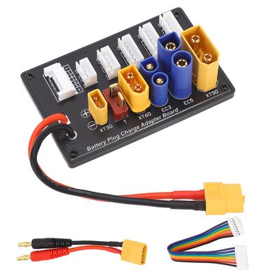 Parallel Charging Board XT90 XT30 EC3 EC5 T XT60 6S Battery Balance Charger Adapter Board