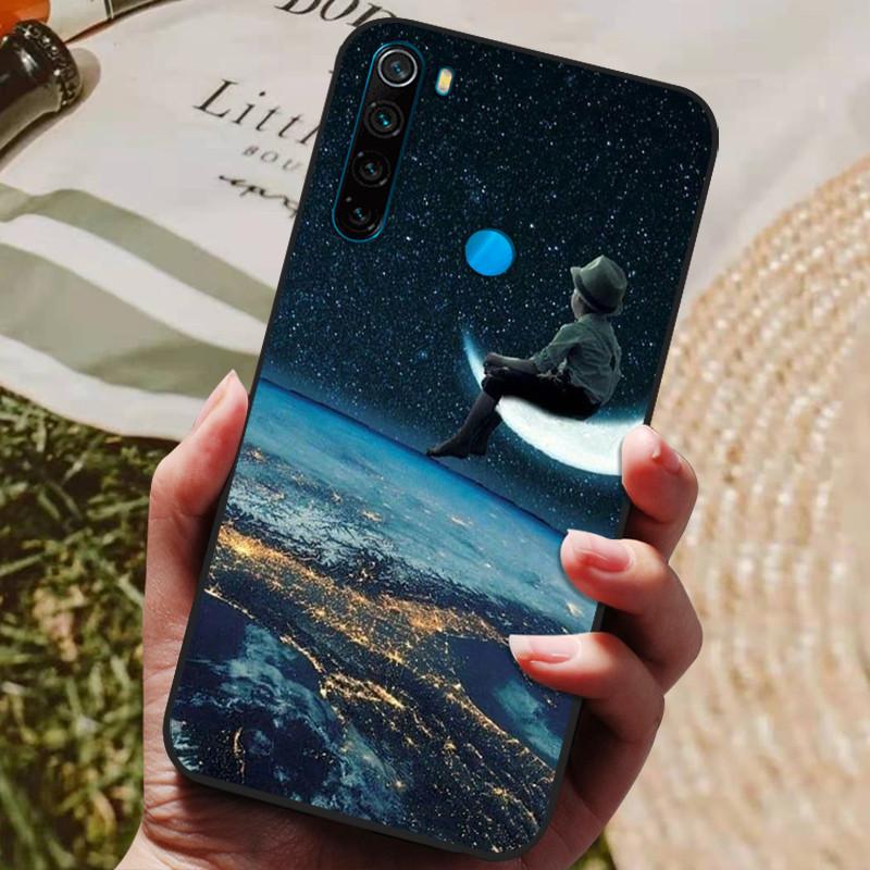 For Xiaomi Redmi Note 8 2021 / 8T Back Cover Silicone Phone Case For Redmi Note 8T Note8T 8 T Funda Note8 Pro Coque Bumper Shell