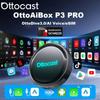 P3 PRO Ai Box Android 13 Qualcomm SM6225 128GB 8-Core HDMI Out Wireless CarPlay Android Auto Video Adapter for Youtube Netflix FOTA Upgrade
