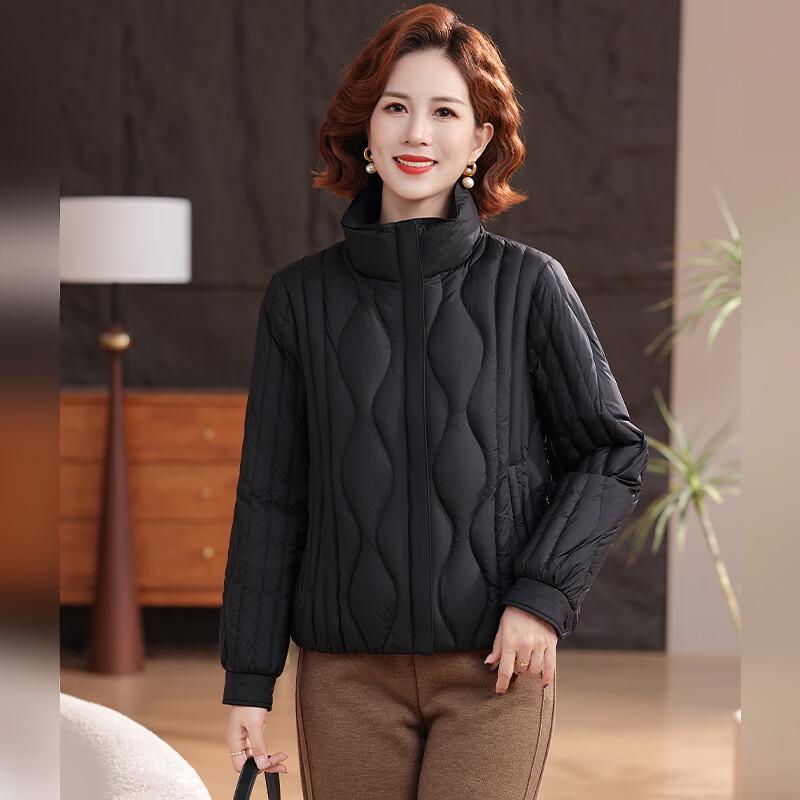 Fengxun Women's Stand-Up Collar Goose Down Jacket