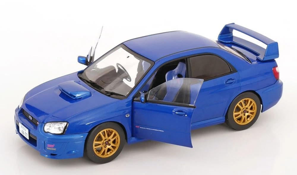 Solido Scale Subaru Impreza WRX STi 2003 Sonic Blue 1/18 [Used]